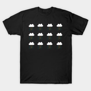 In Color Rainy and Stormy Cloud Pack T-Shirt